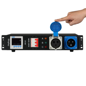 Portable 380V 220V 32A 3 Phase Master Power Distribution Box 6 Channel <strong>Outputs</strong> 5 Pin <strong>Input</strong> 5 Stage <strong>Audio</strong> Sound Equipment - Product Image 1