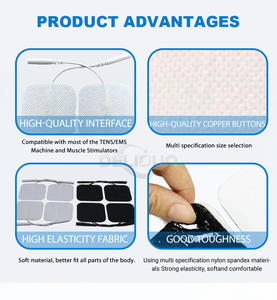 KOYO terapi stimulasi listrik tempelan elektroda berperekat dapat dipakai ulang untuk puluhan Ems Unit bantalan elektroda lengket - Product Image 3