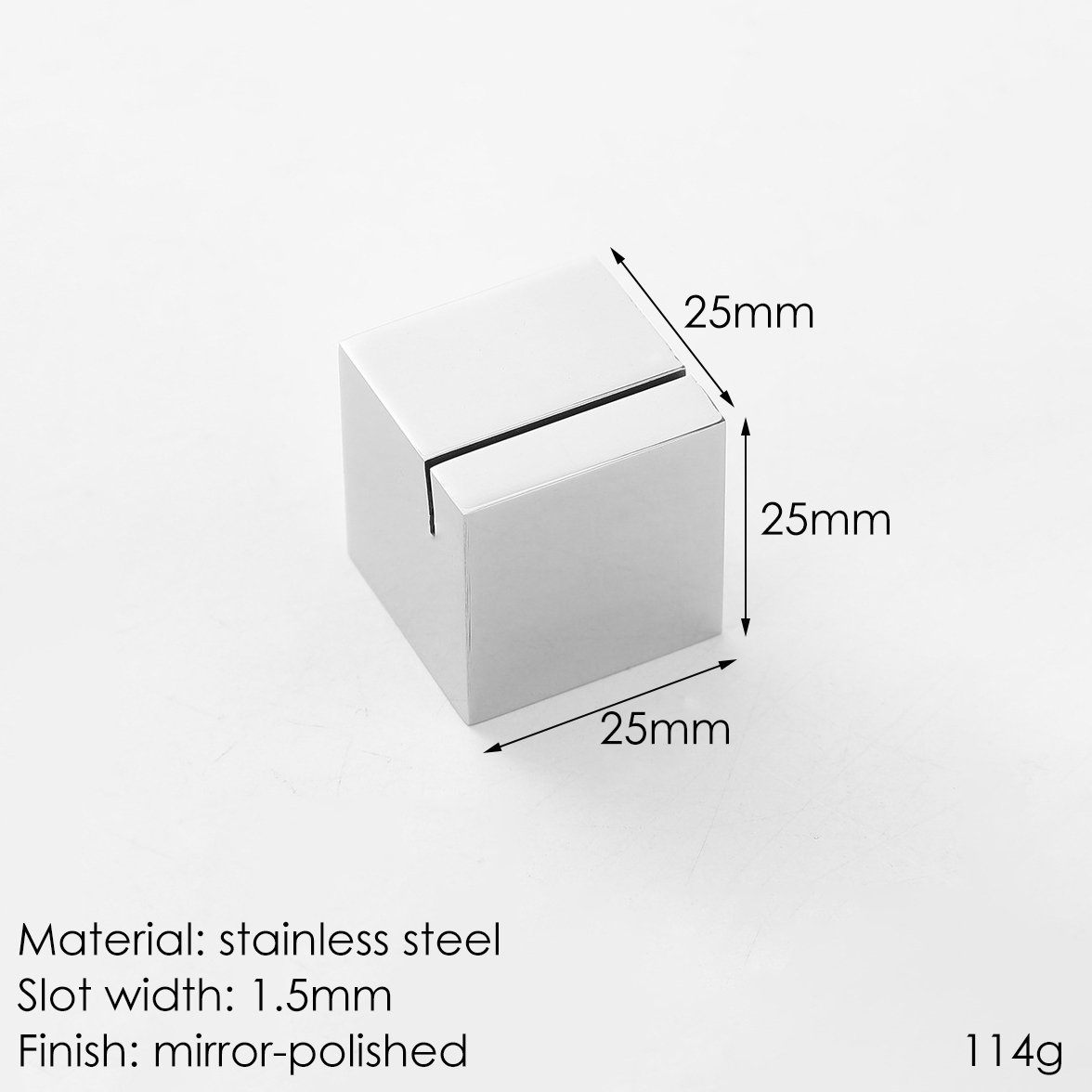 Miroir argent-carré-25
