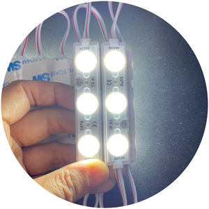 DC24V DC12V 1.5W light 1.2W alüminyum PCB 3 cips smd2835 işareti mektup ışık tasarım kaynağı için led modülü - Product Image 3