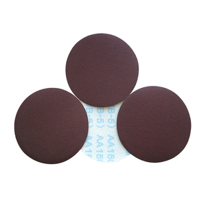 แผ่นขัดกระดาษทรายสีแดงขนาด125มม. แผ่นกระดาษทรายแบบเบ็ดและห่วง - Product Image 4