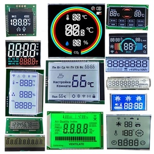 Monochromes LCD-Display 7 Segment 4-stelliges alpha numerisches LCD mit wasserdichtem Anschluss 18 PIN - Product Image 4