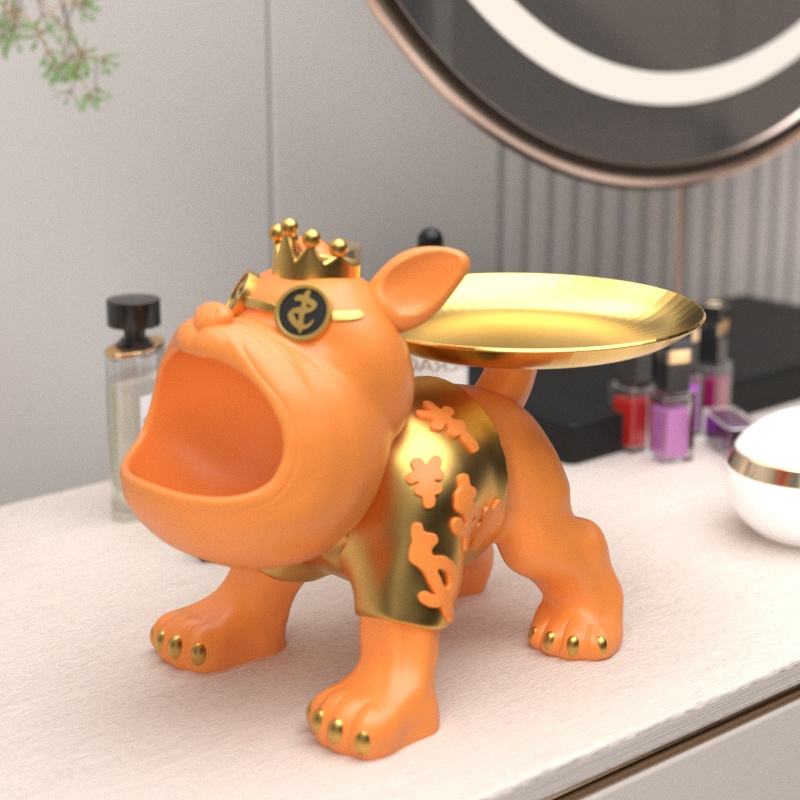 Large orange Length, width and height 30*17*21cm