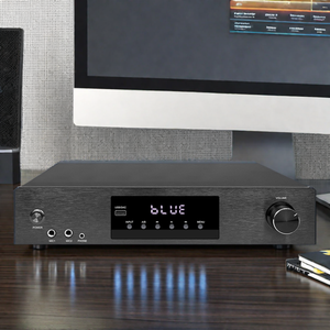 Amplificador de audio de karaoke digital de alta potencia de 4 canales A/B/A + B Diseño de zona dual para uso doméstico y comercial