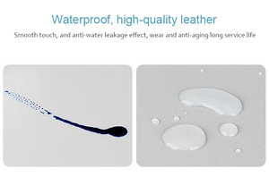 双面真皮桌垫防水耐用大鼠标餐垫键盘光滑电脑笔记本鼠标垫 - Product Image 5