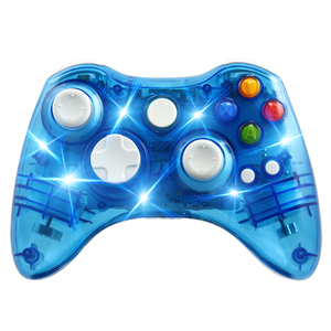 Xcontroller için şeffaf 2.4G kablosuz oyun kolu 360 denetleyici Windows 7 8 10 Gamepad xcontroller için 360 kablosuz denetleyici - Product Image 1