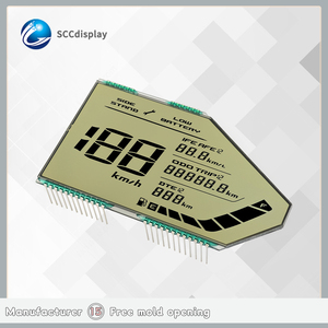 Hochleistungs-kunden spezifisches 7-Segment-LCD-Display HTN-positive Blends chutz module für neue Motorräder Modell SJXDGW027 Großhandel - Product Image 4