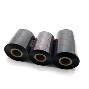 Fabrika toptan balmumu siyah reçine termal aktarma şeridi 110mm * 300m yazıcı stokta <span class=keywords><strong>TTR</strong></span> şerit kablosuz arayüzü
