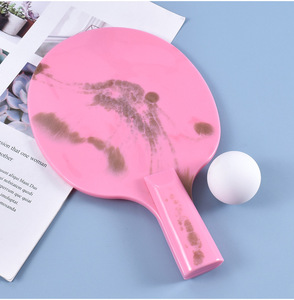 Diy Epoxy Resin Ping Pong Paddle Silicone <strong>Mold</strong> Table Tennis <strong>Racket</strong> Silicone <strong>Mold</strong> for Craft Resin