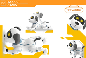 Wireless singen programmierung fernbedienung stunt hund roboter spielzeug - Product Image 3
