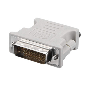 DVI a VGA adaptador DVI (24 + 5) macho a VGA hembra interfaz tarjeta de vídeo a monitor