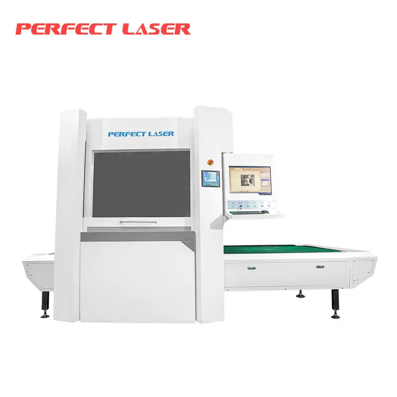 Macchina per incisione e taglio Laser Denim con posizionamento automatico ad alta velocità da 500W in vendita