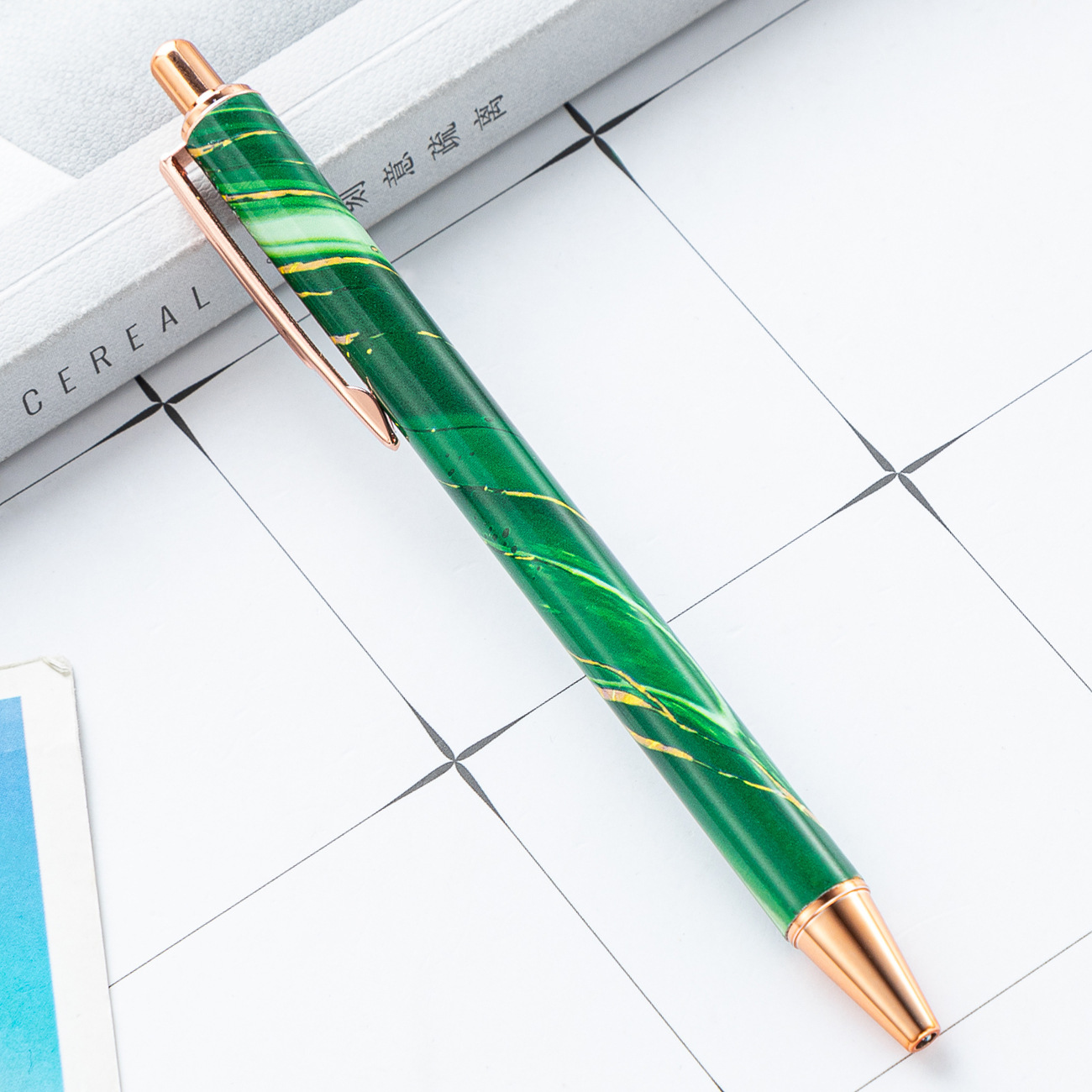 Dark green marble pattern