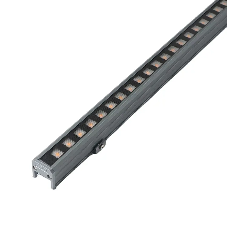 Luminária led colorida, à prova d' água, para áreas externas, lavadora de parede, ponte de construção, hotel, iluminação de parede, projeto, contorno digital