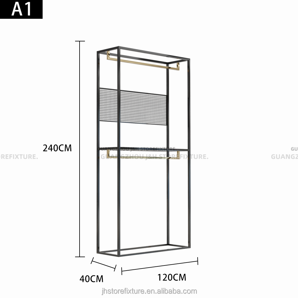 Noir mat + or brillant L120*l40*H240CM