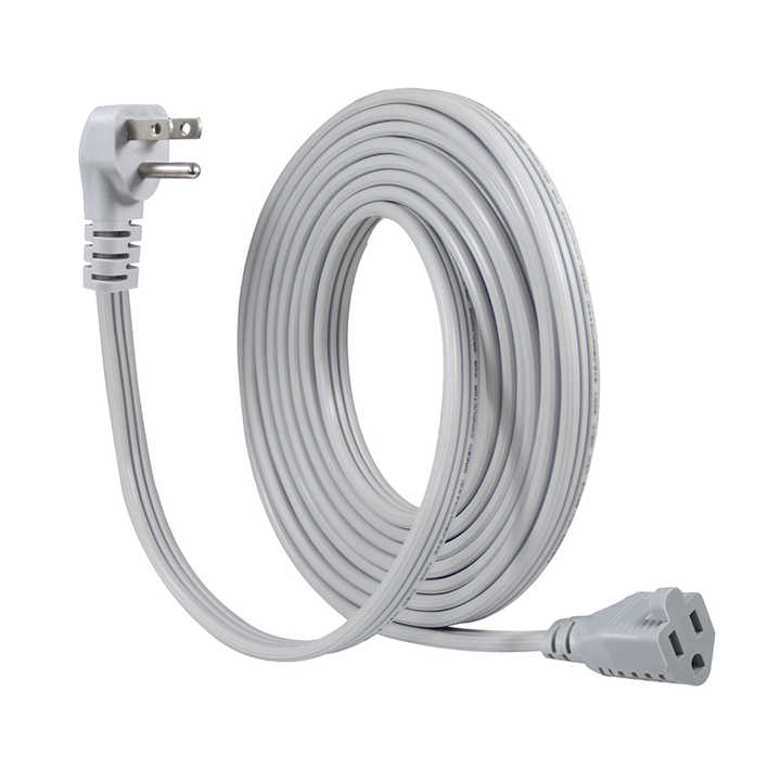 N-515P Tot 5-15r 50 Ft Plat 1875 16 Awg 14 Gauge 20ft 14G Heavy Duty Apparaat Low-Profile Verlengsnoer 12 Voet