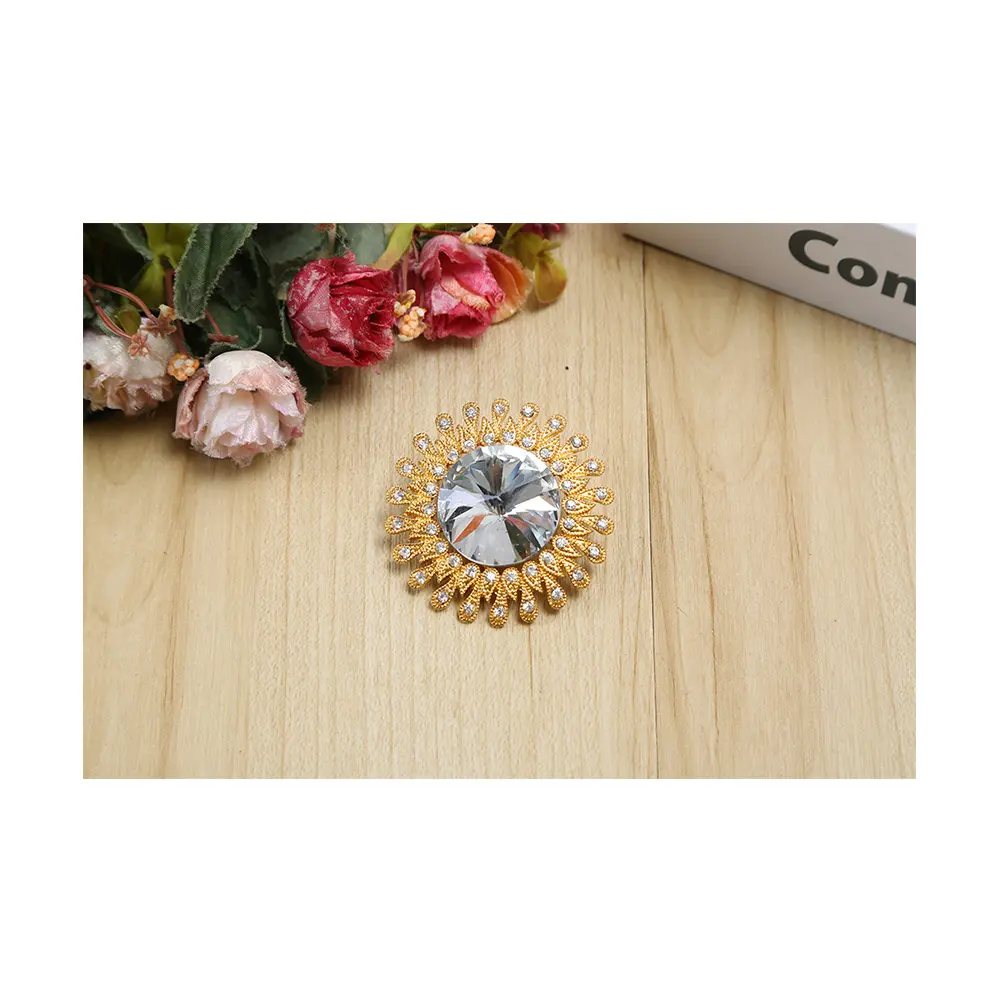 6 см сплав алмаз инкрустированные Популярные цветочные аксессуары