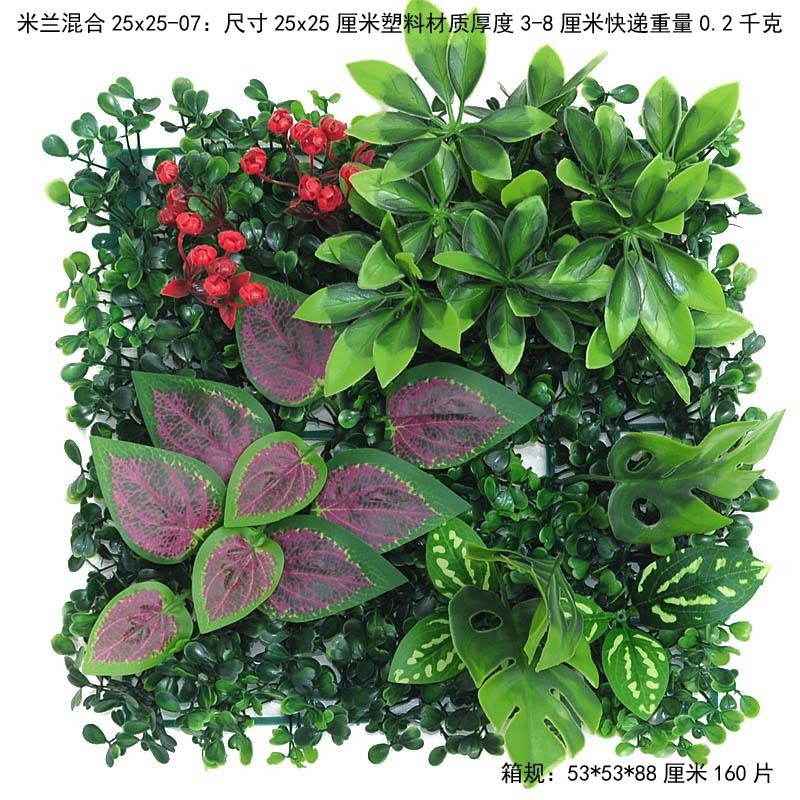 25x25 cm herbe de Milan mixte-07