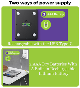 2023 Thép Không Gỉ 5Kg 10Kg Điện Tử Dinh Dưỡng Máy Tính USB Có Thể Sạc Lại Kỹ Thuật Số Quy Mô Nhà Bếp Quy Mô Thực Phẩm - Product Image 6