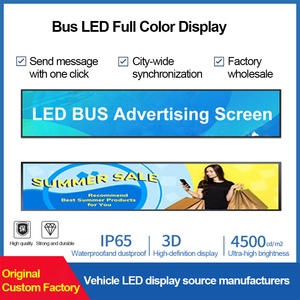 Finestra posteriore del Bus che scorre il pannello a matrice di testo in movimento che esegue il Display pubblicitario del messaggio scheda dinamica a Led programmabile - Product Image 3
