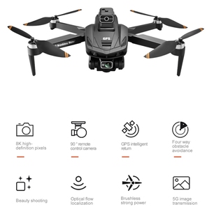 V168 Drone GPS tek bir tıklama dönüş yüksek çözünürlüklü 8K hava fotoğrafçılığı optik akış akıllı engel kaçınma - Product Image 4
