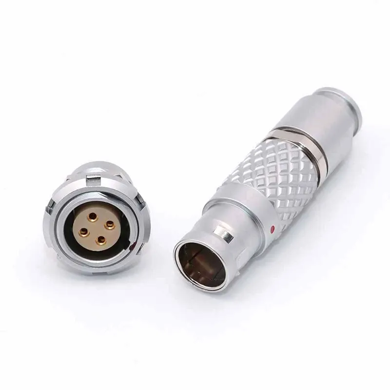 Connector Leverancier Mechanische Connector Push Pull Connector 4 Pin Plug Voor Medische Industrie