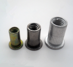 Düz havşa kafa 304 paslanmaz çelik m8 somun perçin alüminyum dişli perçin somun perçin somunu - Product Image 6