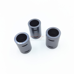磨かれた表面が付いているカスタマイズされた炭化ケイ素SiCの陶磁器の管 - Product Image 2