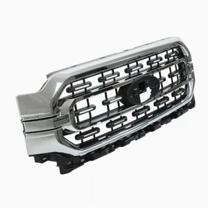 Style Radiator Mesh Grille For 2021 2022 2023 Ford F150 <strong>F</strong>-<strong>150</strong> Chrome <strong>Frame</strong> Abs Front Racing Grill for f150 2021 grill - Product Image 1