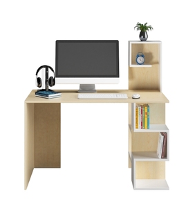 Computer in legno tavolo da lavoro a casa ufficio PC portatile scrivania con Rack di scrittura Workstation banco di lavoro