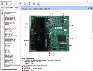 ECU MODULES Repair Helper E-Book ECU Repair <strong>Software</strong> ECUs Pinout Immo Location Multimeters Transistor <strong>EEprom</strong> RAM PAL Decoder - Product Image 5