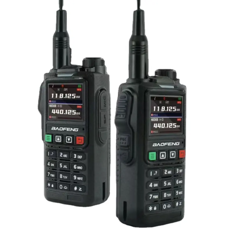 Baofeng New UV-18H Tri Band VFO Ham Radio Original Factory UV-18 NOAA BAOFENG UV18H Walkie Talkie portatile con GPS/Glonass