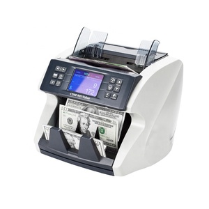 Pintura negra 900/1200/1500 Velocidad de conteo ajustable Contador de notas Calculadora de efectivo Detector de dinero Máquina contadora - Product Image 1
