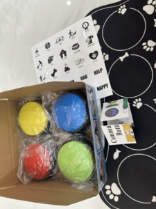 Sprechende Trainings-Buzzer für Hunde – Aufnehmbare Tasten für Sprachtraining von Haustieren - Product Image 3