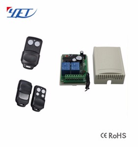 รีโมทคอนโทรลอเนกประสงค์สำหรับประตูโรงรถ RF มี4ปุ่ม YET158 12V แบบคลาสสิก - Product Image 6