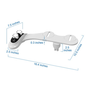 Taşınabilir bide elektrikli çift meme kendini temizleme sıcak ve soğuk bide eki düşük pil tüketimi sıcaklık göstergesi - Product Image 5