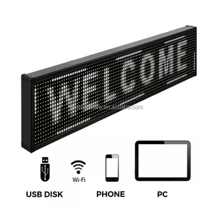 ป้ายดิจิทัล LED P10สีขาว/แดง/เขียว/RGB หน้าจอแบบตั้งโปรแกรมได้บอร์ดแสดงข้อความเคลื่อนไหว LED แบบตั้งโปรแกรมได้