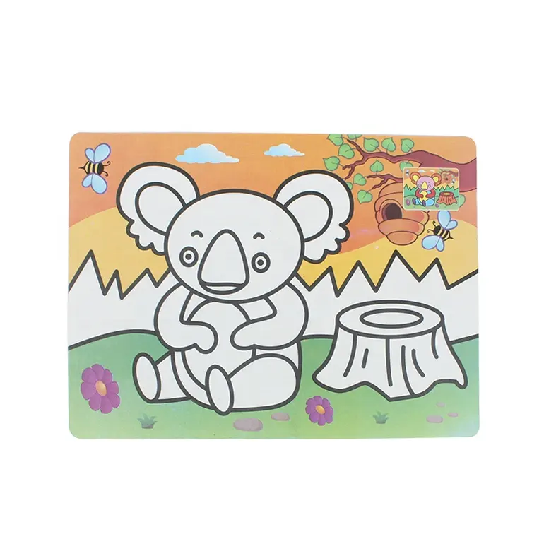 Promocionais DIY Cartoon Designs Brinquedos Educativos Para Crianças Coloridas Areia Pintura Pictures Sand Art Cards Na China Para Atacado