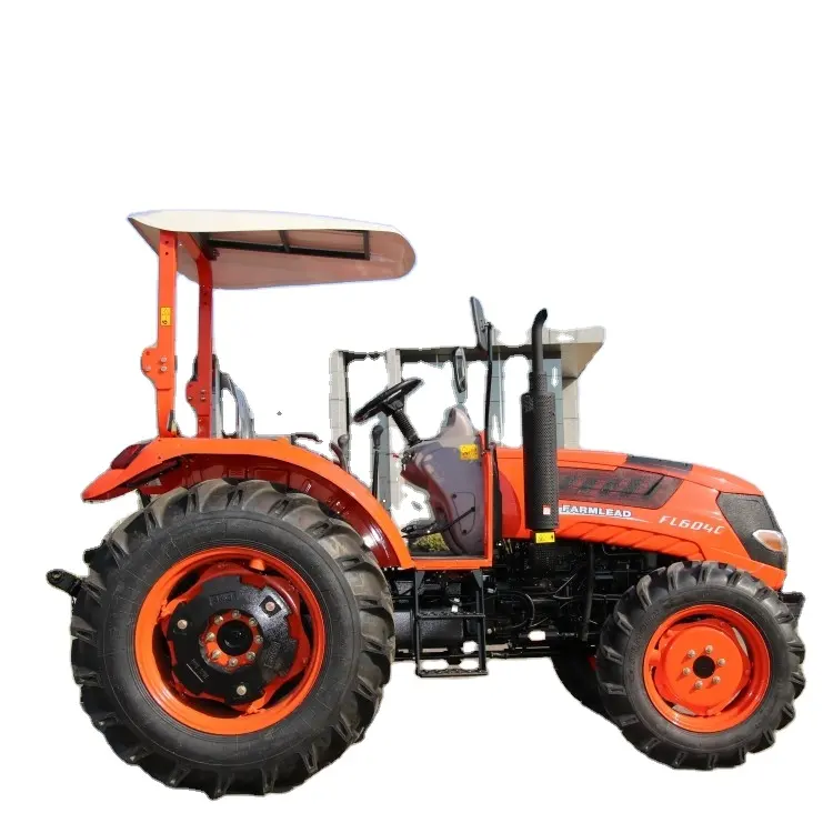 Hot Sale high grade 40hp 50hp 55hp 60hp farm wheel compact tractor , Tractor front end loader price made in china by JIULIN