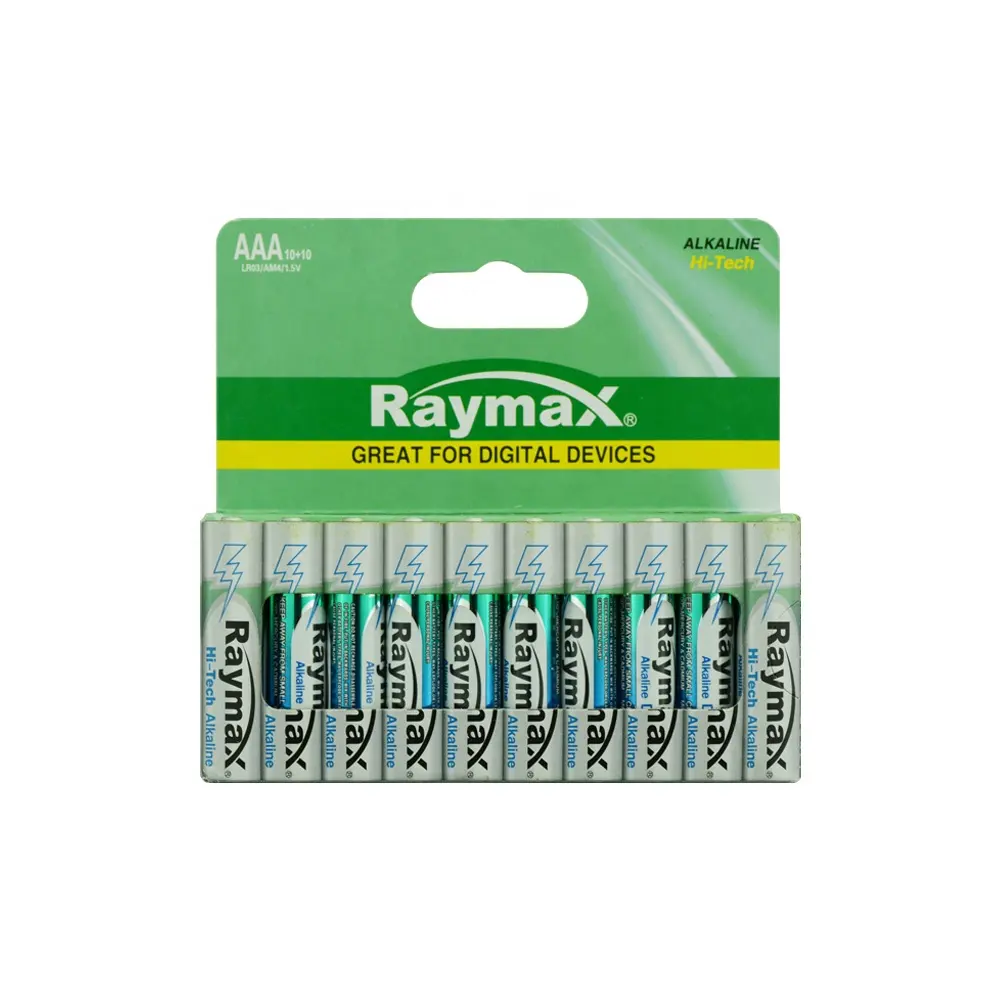 RaymaxFactory一次電池AAA7アルカリ電池1.5vLR03スーパーアルカリ電池aaaアルカリ