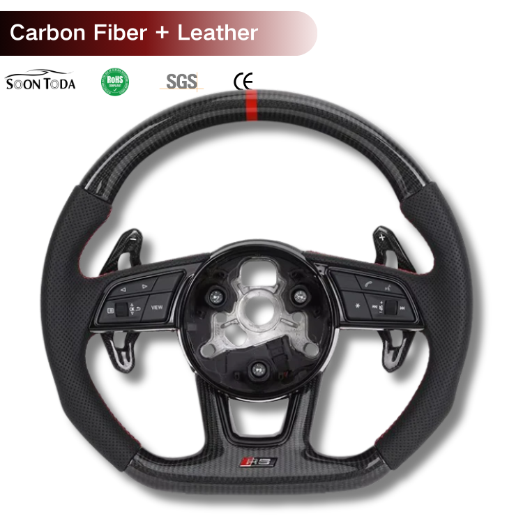 fibra de carbono+cuero
