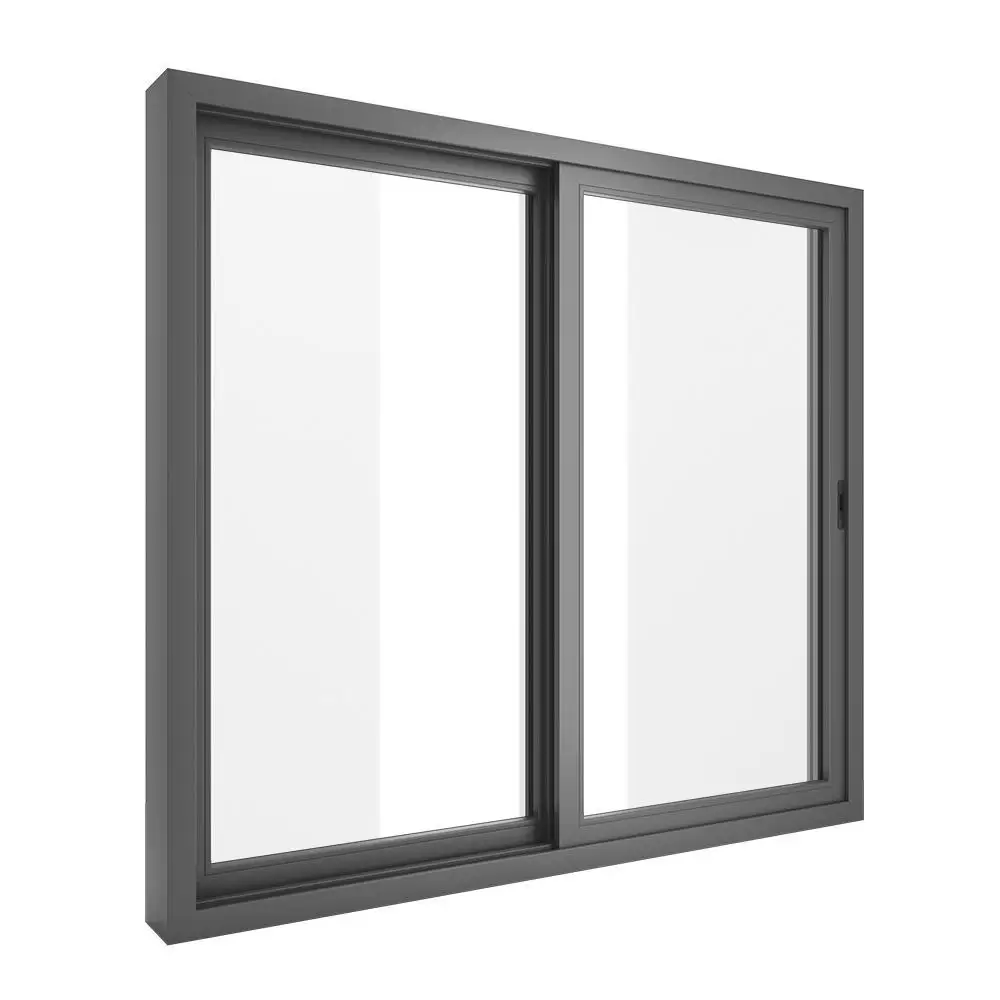 Precios de ventanas de aluminio de modelos de vidrio grande templado doble diseño moderno personalizado en Marruecos