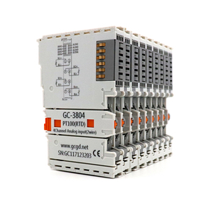 Controlador PLC RS232, RS485, relé, módulo PT100 IO programación opcional, módulos de entrada y salida analógicos y digitales