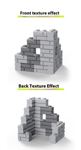Bloques de construcción transfronterizos compatibles con el ladrillo de pared de celosía de plástico 1x2 - Product Image 5