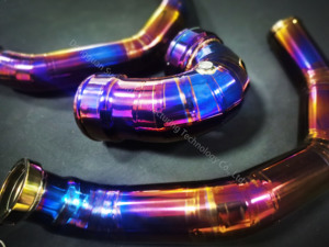 SpeedWinner S55エンジンチタンチャージパイプキット-F87 M2/M2C F80 M3 F82 M4ブーストパイプアップグレード (OEM交換品)
