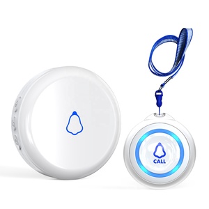 Kerui המוכר הטוב ביותר טיפול אלחוטי pager כפתור פאניקה טבעת דלת פעמון דלת אלחוטי - Product Image 2