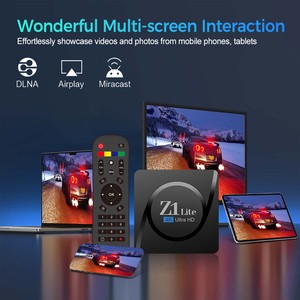 Boxput กล่อง Z1 Lite แอนดรอยด์10.0ทีวีออลวินเนอร์ H313 Quad Core 2GB RAM 16GB ROM BLE รีโมทเสียง4K ชุดกล่องด้านบน - Product Image 4
