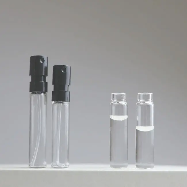 Mini Baixo preço de luxo personalizável recarregável 1ml 1.5ml 2ml 3ml perfume tester frascos amostra vidro perfume spray garrafa