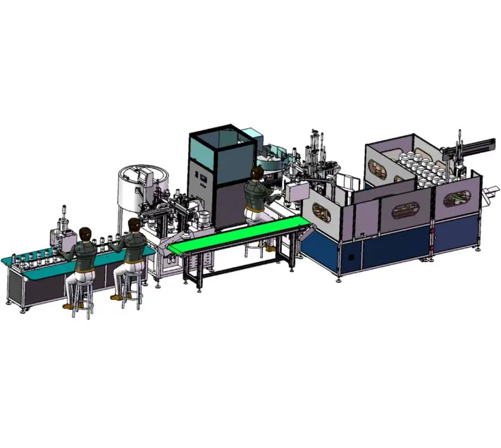 एलईडी प्रकाश बल्ब विधानसभा मशीन बनाने की मशीन का नेतृत्व किया एलईडी दीपक विनिर्माण लाइन मशीन एलईडी बल्ब उत्पादन लाइन