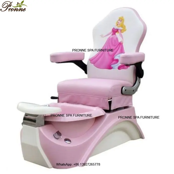 Chaise de spa rose pour enfants, fauteuil pédi pour pédicure/hello kitty, joli, style bébé